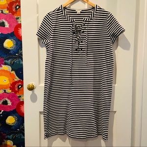 Nautical Lace Up Dress